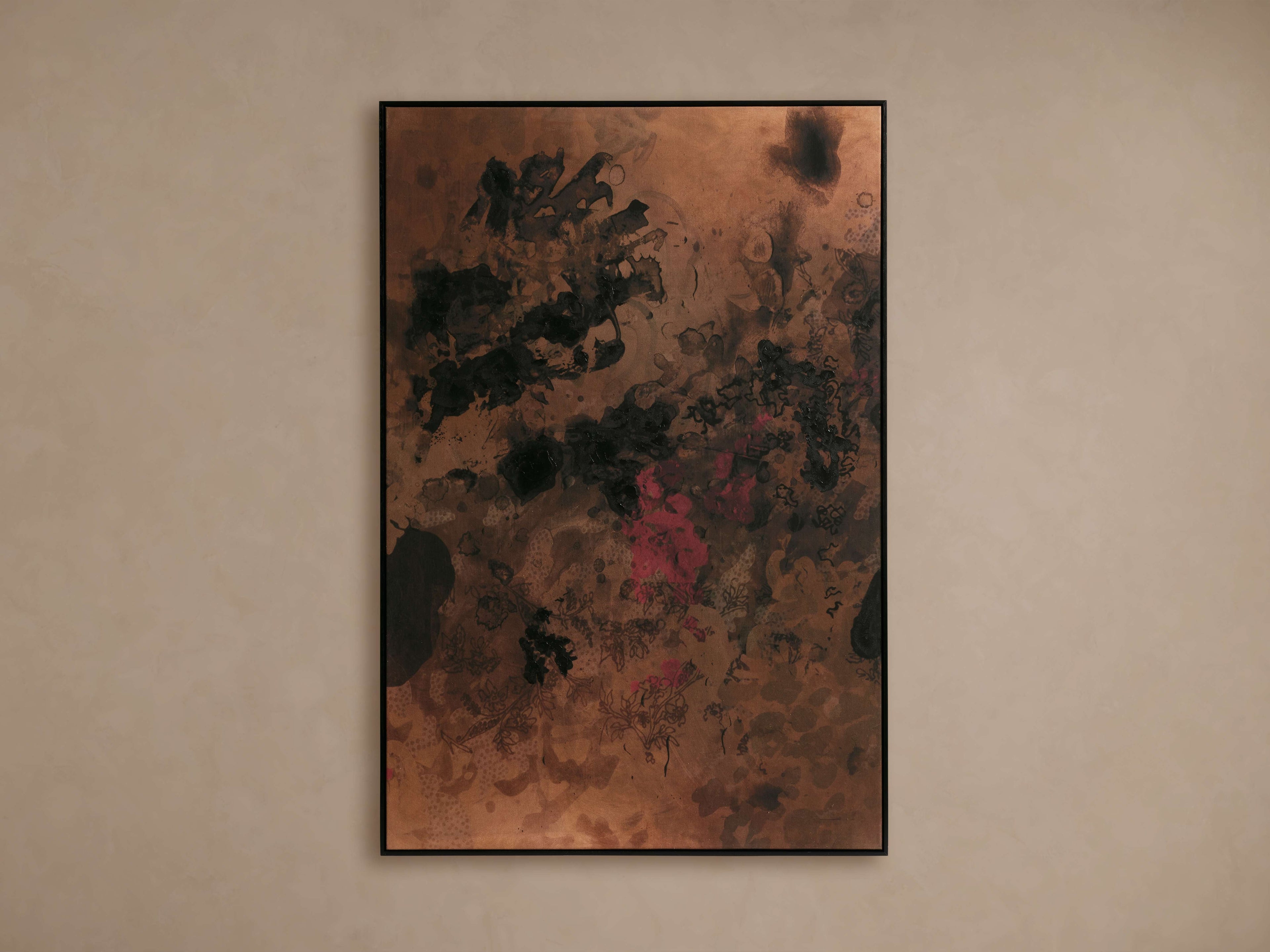 Botanical Shadows I Framed Print